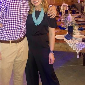 SOLD -- OTS Black Jumpsuit